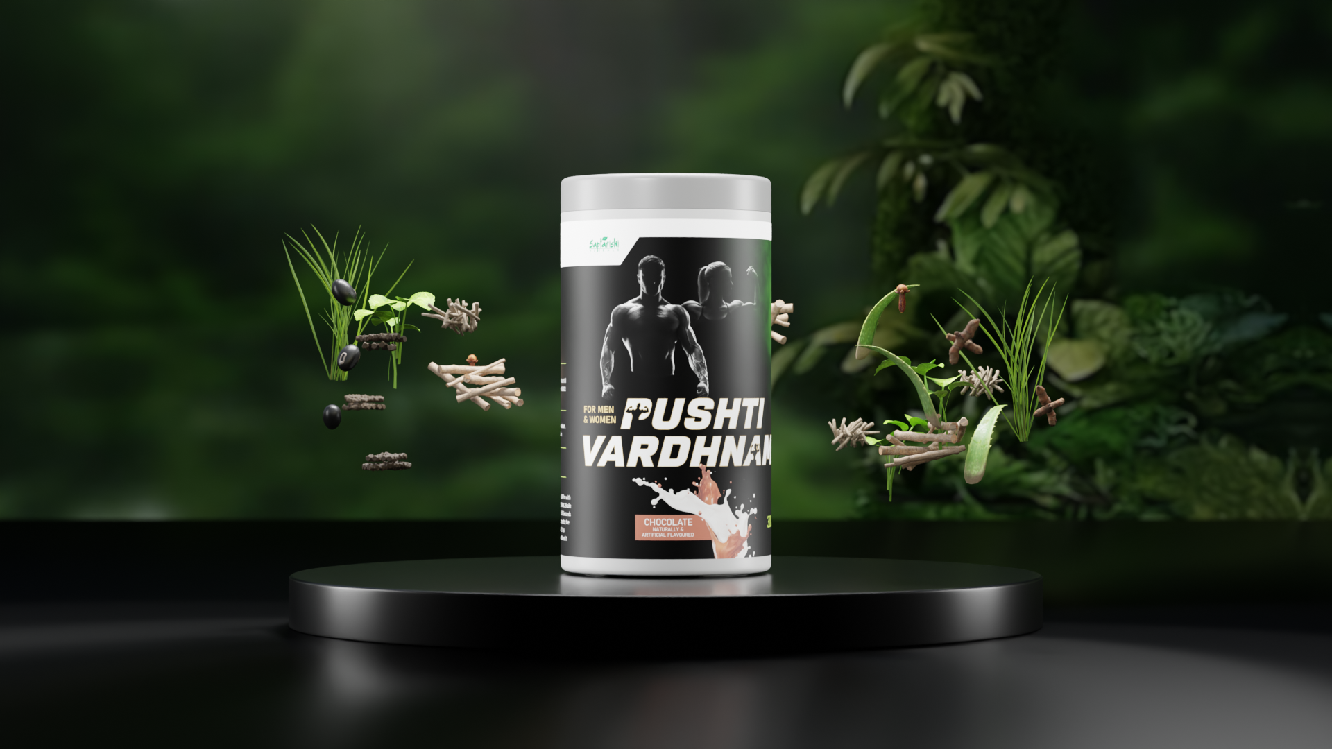 Pushtivardhnam Plant-Based Ayurvedic Weight Gainer Supplement Box